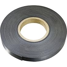 MAG-Mate MRN030X0100X025 Flexible Magnetic Strips, Durable Permanent Magnets Without Adhesive, Versatile, Easy-to-Use Magnet, Maximum Holding Capacity 4 lbs, Color Dark Brown or Black