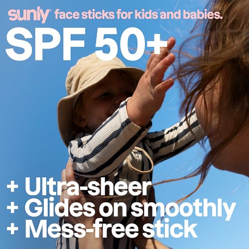 ATTITUDE Baby Mineral Sunscreen Face Stick SPF 50, Broad Spectrum Zinc Oxide, EWG Verified, Non-Nano, Gentle Lightweight Non-Greasy, Vegan, Unscented, 15 grams