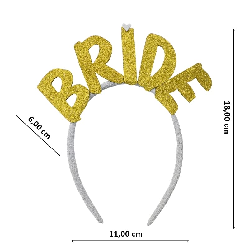 SüSLe Bebek ve Parti Bride Taç, Altın