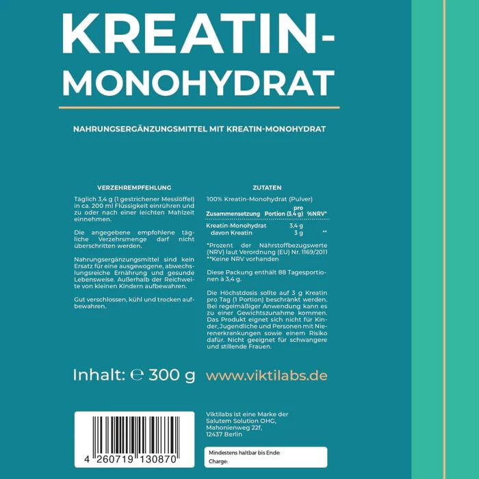 Kreatin Monohydrat - Pulver - 99,9% Reinheit - mikronisiert (Mesh 200) – Ansicht 6