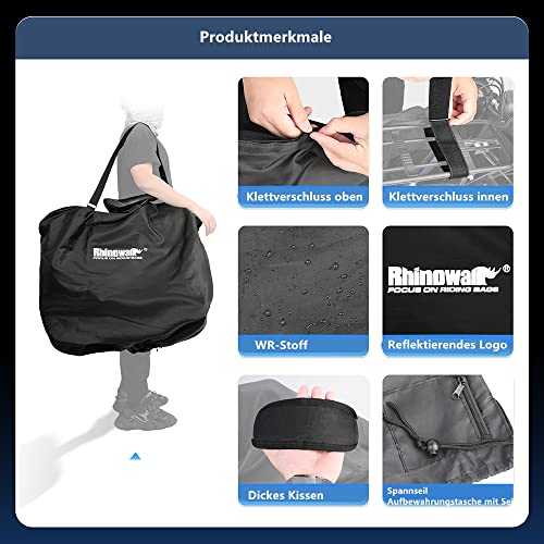 SUNTTELF Ultraleichte Faltbare Fahrradtasche 20 Zoll Fahrrad Tragetasche Reise Tragetasche Fahrrad Transporttasche für Auto Zug Flugreisen tragbar (Typ 3-20 Zoll)
