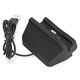 Beufee USB C Charger Stand, USB C Charging Dock USB C Phone Dock Charging Dock Phone Stand for Desk with Chargerfor P9/P20pro Mate10(Black)