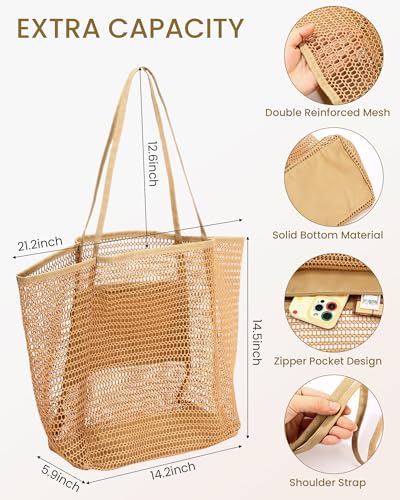 Set de 4 piezas sombrero y bolsa para playa mujer miniatura 3