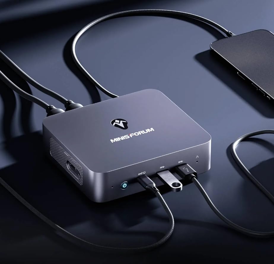 Intel N100 ミニPC DDR5 8GB Mini PC Intel® N100 up to 3.4GHz, 8GB RAM DDR5-4800, 1 SSD M.2