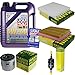 Produktbild QR-PARTS 69379249 Filter Set Inspektionspaket 5 Liter Motoröl Leichtlauf High Tech 5W-40 MANN-FILTER Innenraumfilter Kraftstofffilter Luftfilter Ölfilter