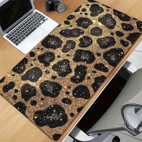 Tapis de souris XXL pour PC gamer surface lisse grand tapis de bureau 900x400x3mm