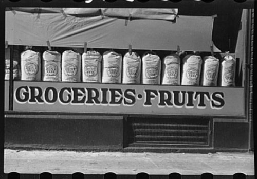 HistoricalFindings Photo: Grocery Store,Minneapolis,Minnesota,MN,September 1939,John Vachon,FSA