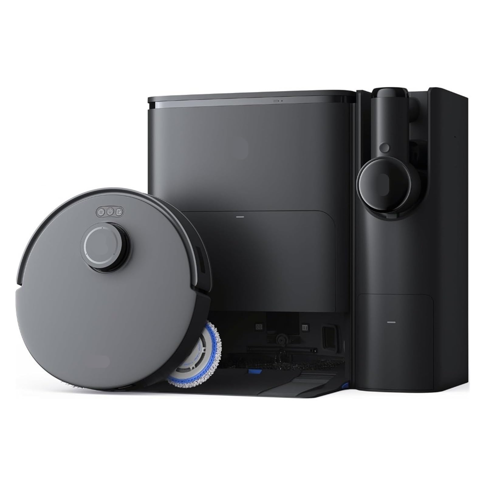 EWsdsfs T30S Combo Robot Vacuum and Mop, All-in-One Cleaning Hub, 11000Pa, ZeroTangle Technology, Adaptive Edge Mopping