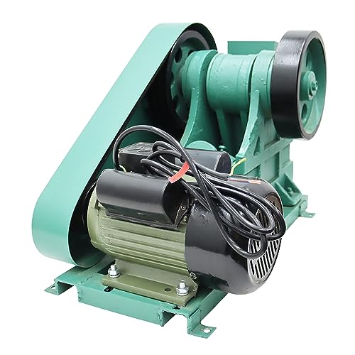 HQHAOTWU Jaw Crusher Mini Jaw Crushing Machine Rock Stone Milling Crush Machine Concrete Grinder Electric Shatter Pulverizer 220V 1.5KW