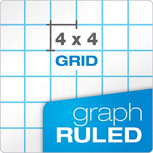 TOPS Docket Quadrille Pad, Wire Bound, 8-1/2 x 11-3/4 Inches, Quad Rule (4 x 4), White Paper, Black Covers, 70 Sheets per Pad (63801) - Thumbnail 2