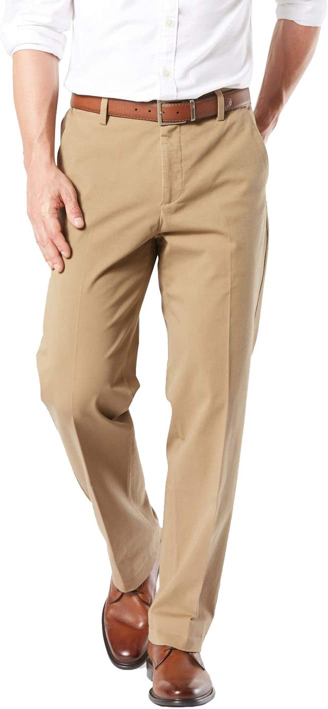 Men's Classic Fit Workday Khaki Smart 360 FLEX Pants (Standard and Big & Tall)