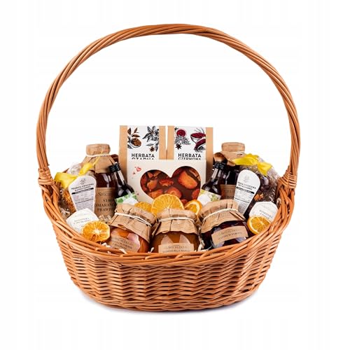 Cesta de regalo PREMIUM BIG (juego de dulces, frutos secos, chocolate) es un gran regalo.