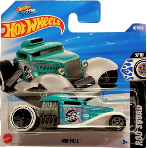Hot Wheels Mid Mill 1:64 Modelo Classic Dragster miniatura 1