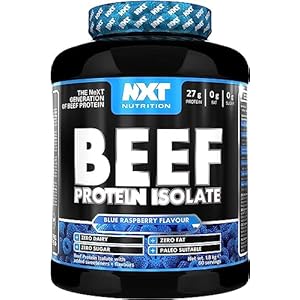 NXT Nutrition isolaat van rundereiwit, 1,8 kg, blauw/framboos