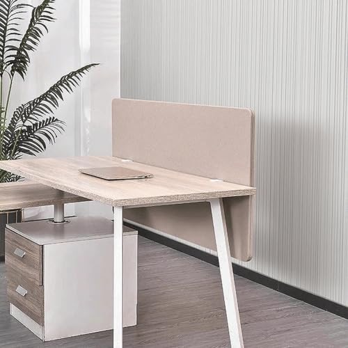 Cloison de bureau acoustique 100cm à pince pour table assis-debout