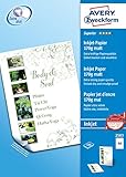 [page_title]-AVERY Zweckform 2583 Superior Inkjet Papier (A4, beidseitig beschichtet, matt, 170 g/m², 100 Blatt)