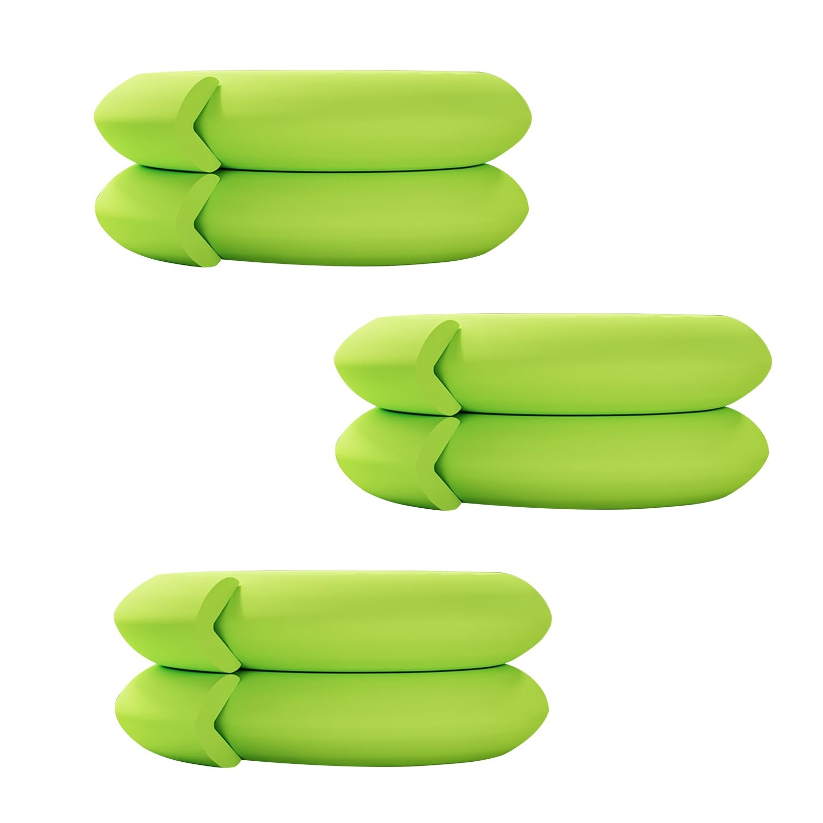 Furniture Corner Guard Edge, Furniture Bumper Guard, Heavy-Duty Soft Foam Edge Guards,with Strong Adhesive Tape(Green,5M)