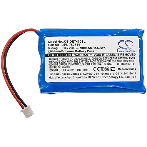 BCXY Battery Replacement for Educator PE-902 Transmitters PE-903 Transmitters ET-400 Transmitters EZ-900 Transmitters UL-1200 Transmitters WF-1200 Transmitters K9-800 Transmitters PL-752544