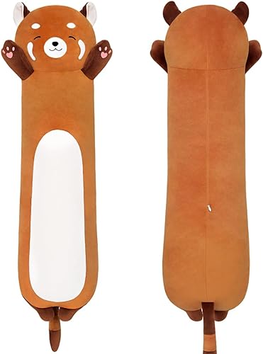 Almohada larga de felpa Husky para niños, almohada de peluche para niños, perro husky, regalo para niñas, niños y novia (27.5 pulgadas)