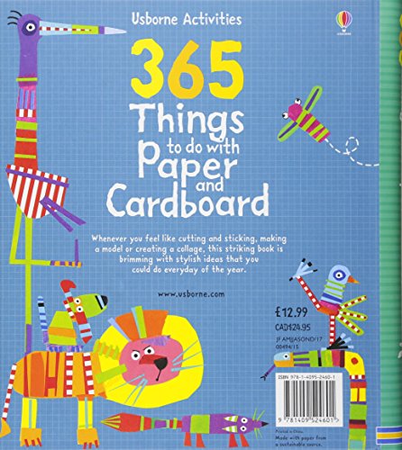 365 Things to Do with Paper and Cardboard (Usborne Activities) - Image 2
