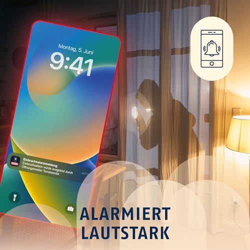 ABUS Funk-Alarmanlage Smartvest Pro - Starter-Set mit Zentrale, &Ouml;ffnungsmelder, Sirene, Fernbedienung und kostenloser App - Alarmanlage f&uuml;r Haus und Wohnung - Einbruchschutz mit Alarm auf Handy