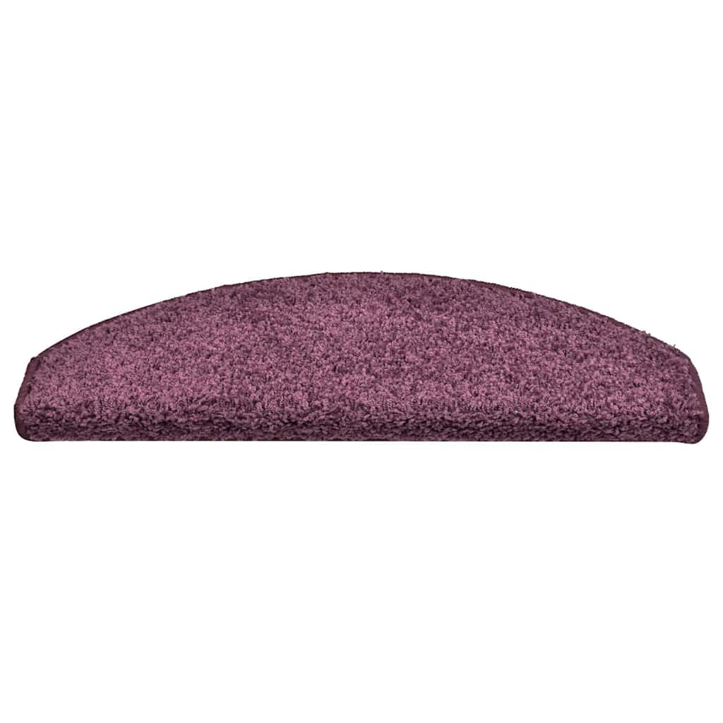 Maty Na Schody 15 Szt. 65x21x4 cm Ciemnofioletowe Półokrągłe Nakładki