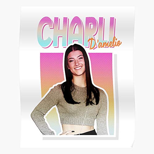 Tranglunar Charli Dance Rae Hypehouse Addison Dixie Damelio Tiktok Impressive Posters for Room Decoration Printed with The Latest Modern Technology on semi-Glossy Paper Background