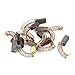 Aexit 5 Pairs Mounts & Accessories 9x4x4mm Carbon Brushes Power Tool for Electric Hammer Accessories Drill Motor