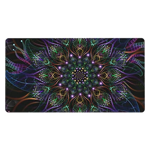 Tapis de souris de jeu extra large au style psychédélique pour sublimer la décoration de votre bureau