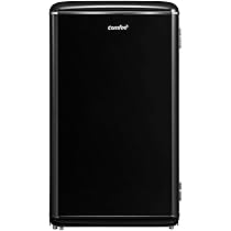 COMFEE’ RCD93BL2EURT(E) Piccolo frigorifero 93Litre, Design retrò, Mini frigo da tavolo, Termostato regolabile, Silenzioso, Adatto per casa, ufficio e hotel, Nero