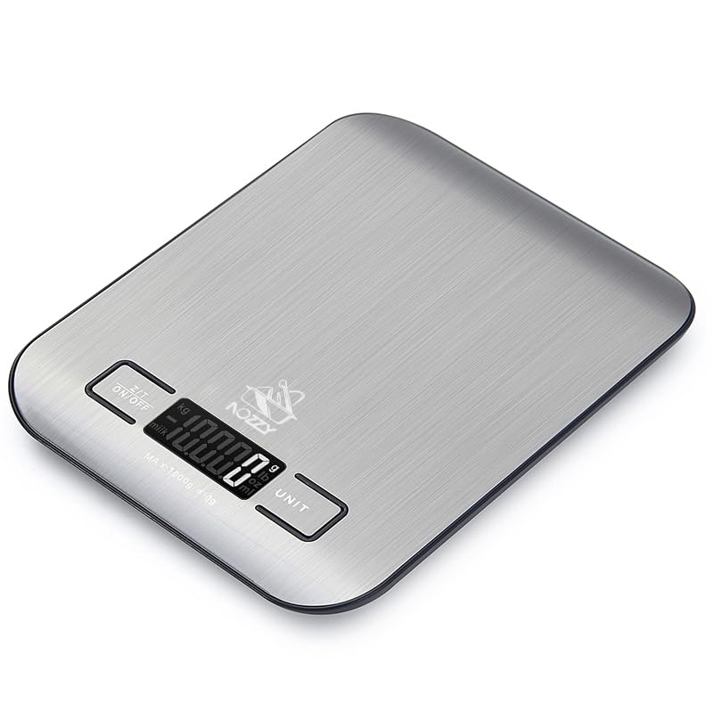 Balance de cuisine numérique 1 g - 5 kg - Capteur de...