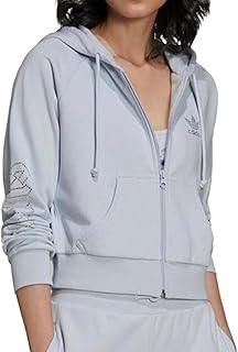 Adidas Chaqueta de chándal Azul Mujer Cropped TT