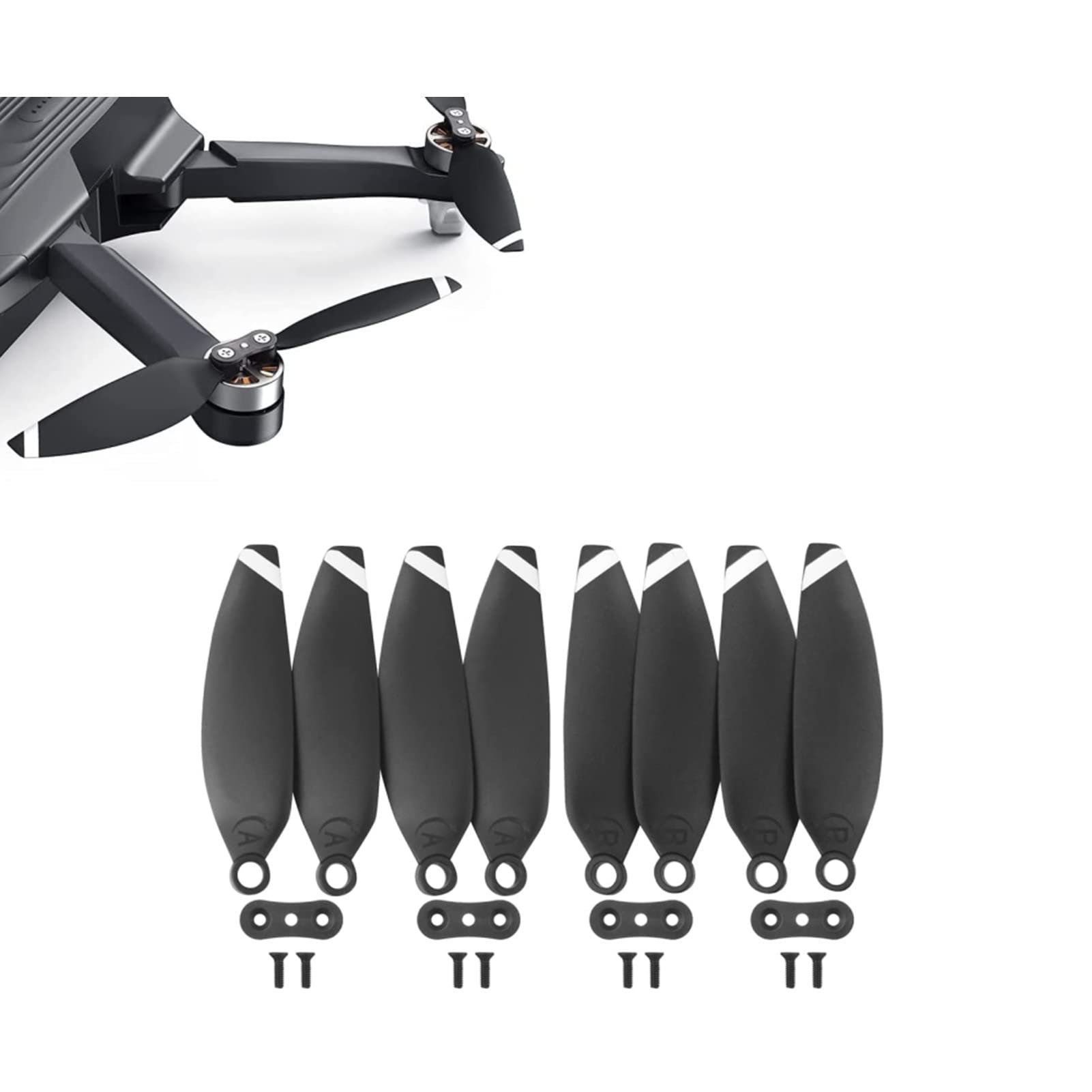 24pcs Propellers for HS175D X500pro Aerial Photography Folding Quadcopter Accessories Remote Control Drone Folding Paddle Replacement Parts - Image 3