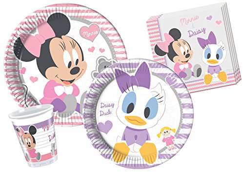 Kit Party Tavola Disney Baby Minnie & Daisy per 8
