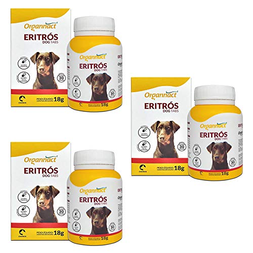 Combo 3un Organnact Eritrós Dog Tabs 18g 30Cps cada