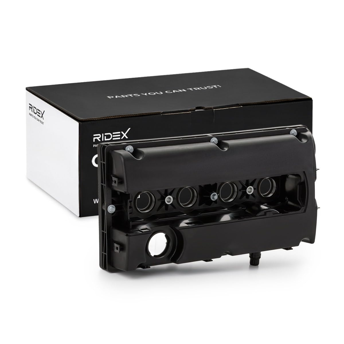 RIDEX 977C0005 Tapa de balancines con junta con tornillos Compatible con OPEL Vectra C Caravan Z02