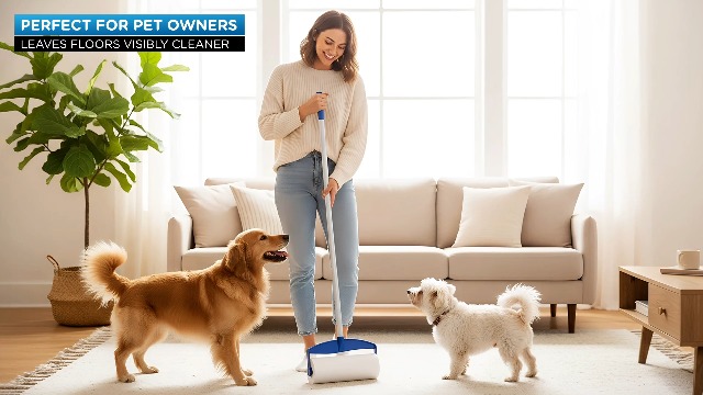 Amazon.com: LOLA Rola PET Hair Remover Sticky Mop, Giant Floor