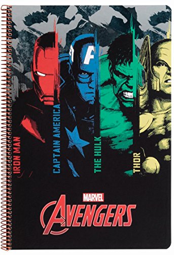 Preisvergleich Produktbild Avengers Folio 80 Blatt Hardcover Notizbuch SAFTA 511734066