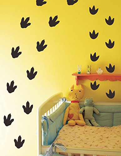 Vinilos Decorativos Huellas de Dinosaurio 32 Piezas
