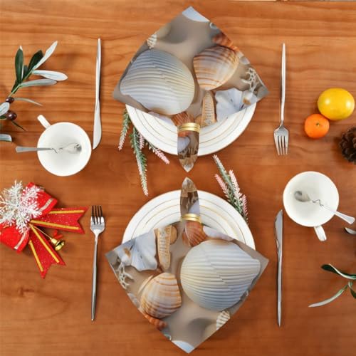 Servilletas de tela Shell Starfish 6 pcs 20x20 in miniatura 6