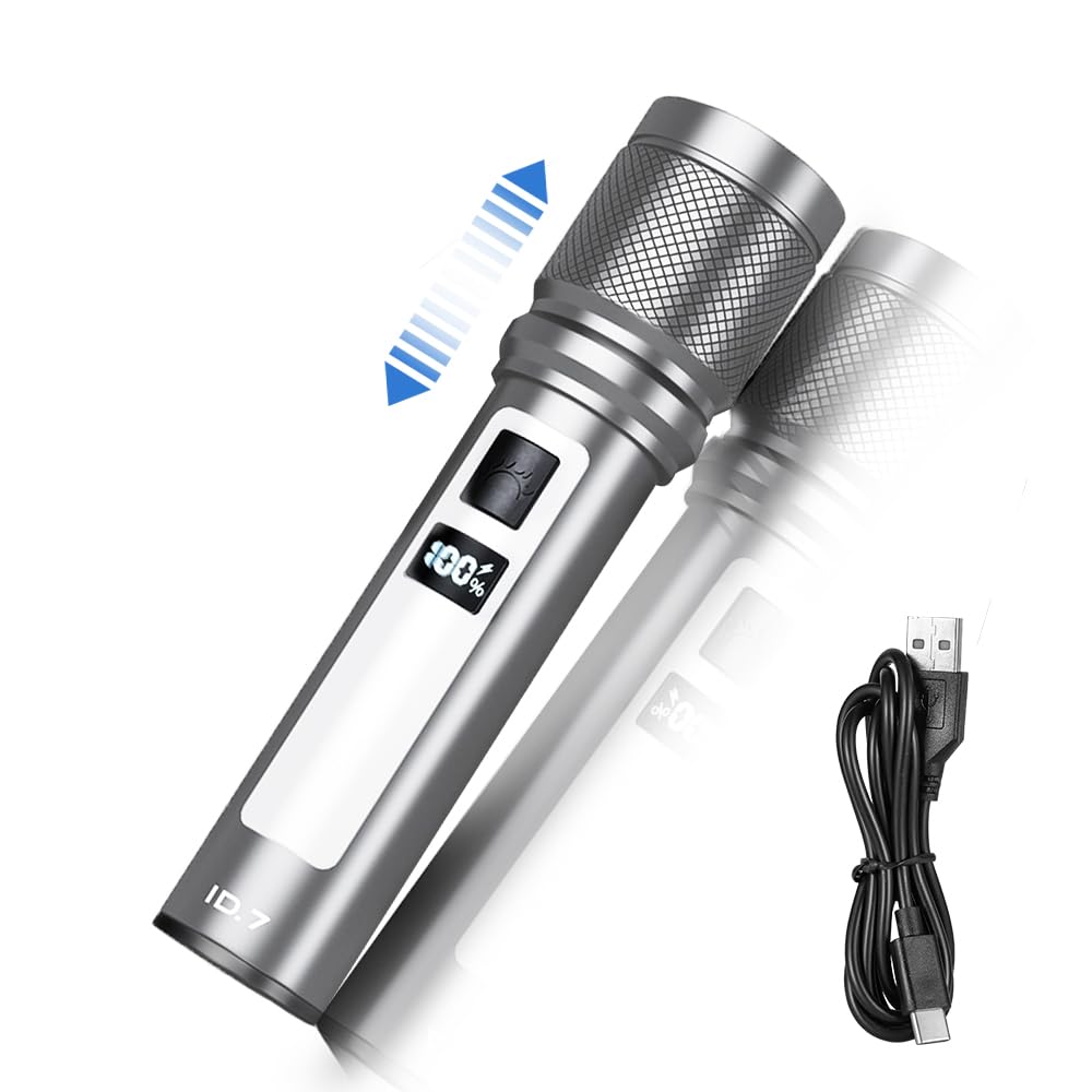 WARSUN ID7 Rechargeable High-Intensity Outdoor Flashlight: COB Side Light, Battery Indicator, Ultra-Long Battery Life, Adjustable Focus. Perfect for Mountaineering, Exploration, Hiking. (B0D53WTMCK) Amazon Price History, Amazon Price Tracker
