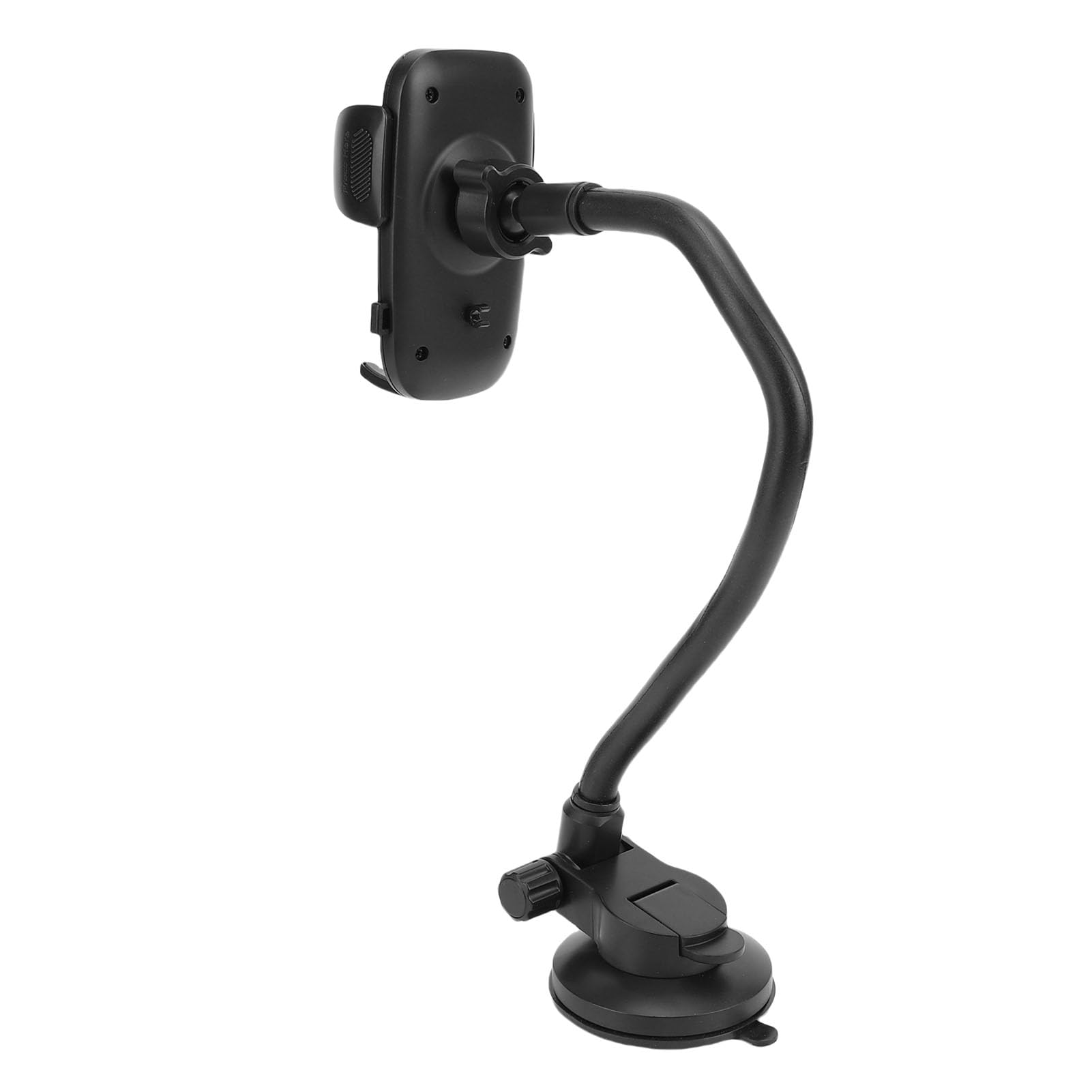 Wakects Supporto per Telefono da Auto a Collo di Cigno, Design Flessibile, Rotazione di 360 Gradi, Supporta Smartphone da 4-7 Pollici, Ideale per l'uso Sul Cruscotto o Sul Parabrezza (Staffa per