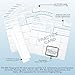 National Gun Trusts - Made in USA - FD-258 Fingerprint Card Kit Full 2025 (6 Cards + 1 Practice Card) w/Reusable Ink Pad, Correction Tabs, Instructions
