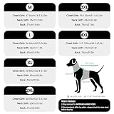 OUOBOB Hunde-Regenmantel XXL, wasserdichte Hunderegenmäntel für große Hunde mit Kapuze, Loch für die Leine, Reflektorstreifen, ideal für Labrador & Golden Retriever, Deutscher Schäferhund, Boxer