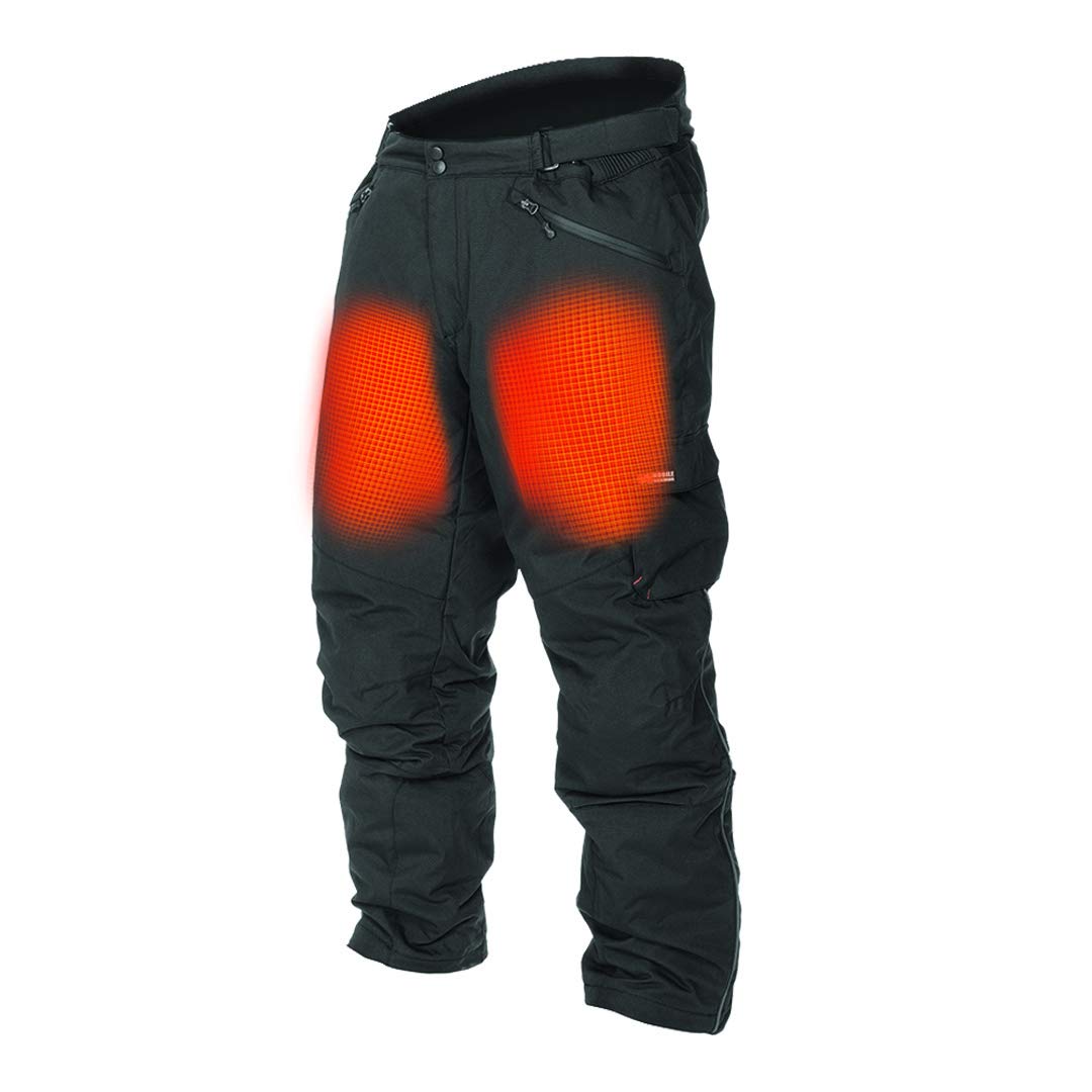 Mobile Warming Unisex Heated Dual Power Pant, Black, Medium