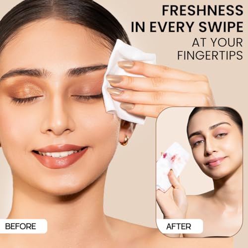 Image of INSIGHT Wet Wipes Vitamin C - 30 Refreshing Facial Sheets| Soft & Alcohol-Free|Removes Dirt & Oil|Gentle on Skin|Paraben-Free|For All Skin Types