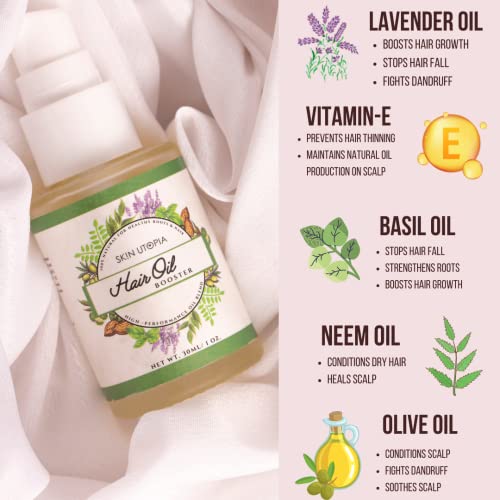 Concentrated Hair Oil Booster | Hair Growth Serum| Curry Leave & Lavender Concentrate -Easy to Use | Non Messy Application- 30ml - Image 4