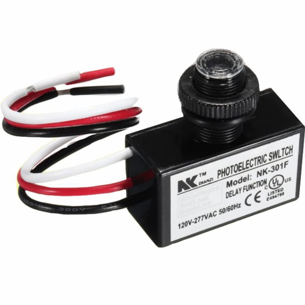ARMYJY 120-277V Dusk to Dawn Sensor Photoelectric Switch Light Photocell Sensor Light for street lights, wall packs, barn lights