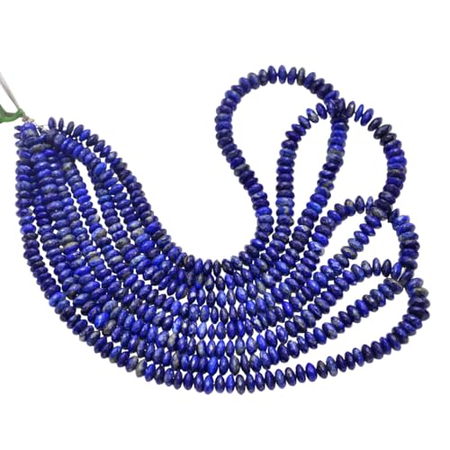 Cuentas de lapislázuli para joyería DIY en collares y pulseras