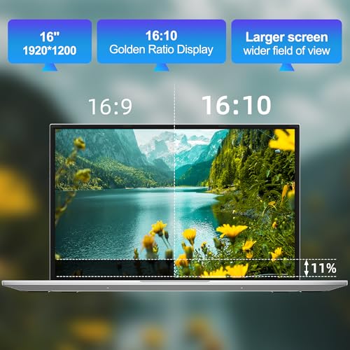 jumper 16 Inch Laptop Computer, 16GB RAM 1TB SSD 128GB ROM, N150 4-Core 3.6GHz Processor, 1200p IPS FHD Display, Office 365 1-Year Subscription, WiFi-6, Mini-HDMI, 38Wh Battery, Cooling System. - Image 5